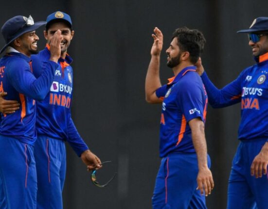 India wins 1st ODI by three runs against West Indies, take lead 1-0 in 3 matches series