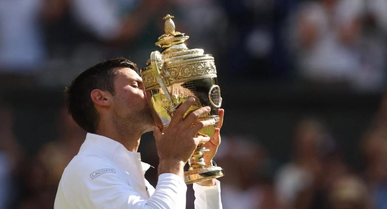 Novak Djokovic wins fourth-straight Wimbledon title, 21st Grand Slam; beats Nick Kyrgios in four sets