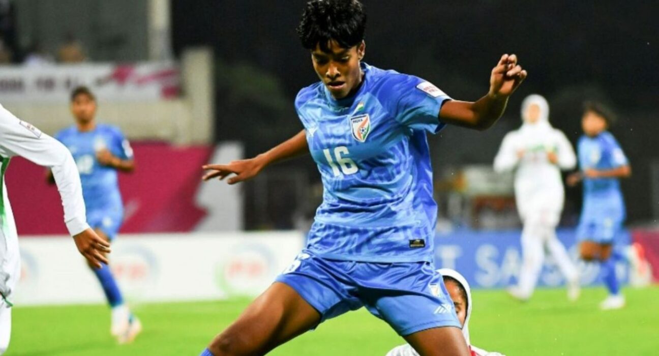 Manisha Kalyan becomes the 1st ever Indian to make debut in the UEFA Women's Champions League!