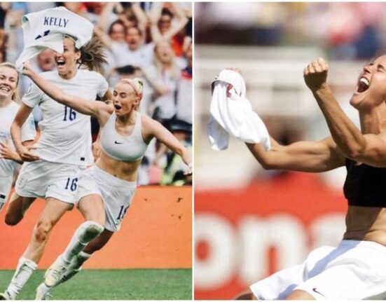 Shirt’s off, football: Chloe Kelly and England ram through women’s football myths just like Chastain and USA did