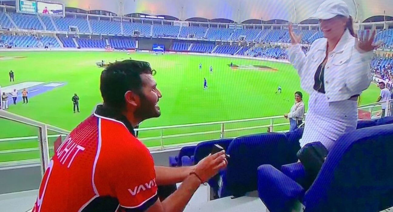 Hong Kong cricketer Kinchit Shah proposes girlfriend after IND vs HK game, video goes viral
