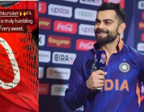 Asia Cup 2022: Hong Kong team gifted a Jersey with a heart-winning message to Virat Kohli