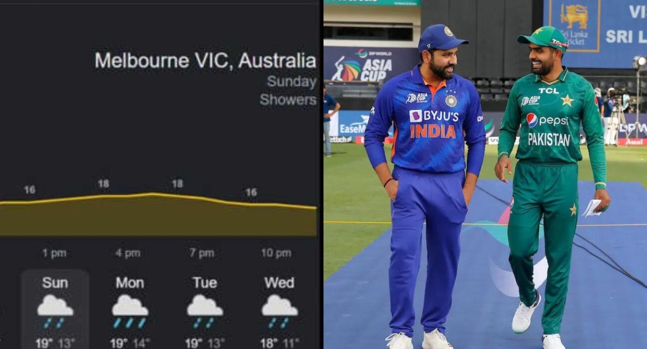 Millions may miss the mega T20 encounter at Melbourne of India and Pakistan due to rain possibility