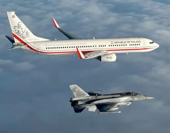 Poland's team escorted by fighter jets on its way to Qatar for FIFA World Cup