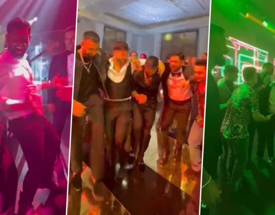 Party Dance Video of MSD and Hardik hitting the Internet