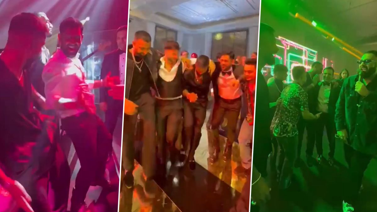 Party Dance Video of MSD and Hardik hitting the Internet