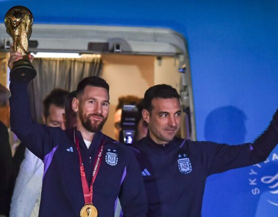 A grand welcome of Messi after a remarkable World cup win at his home in Rosario