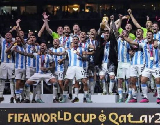 Glorious Moment of Argentina World Cup Win