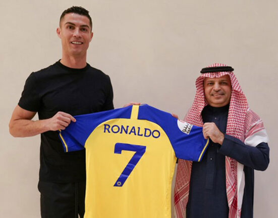 Saudi Arabian Club Al Nassr Signs Cristiano Ronaldo for more than 200m Euros