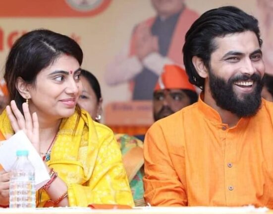 Ravindra Jadeja praises wife on Jamnagar MLA Election Win