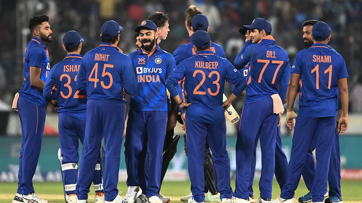 Team India for a close win over Kiwis in the first ODI at Hyderabad