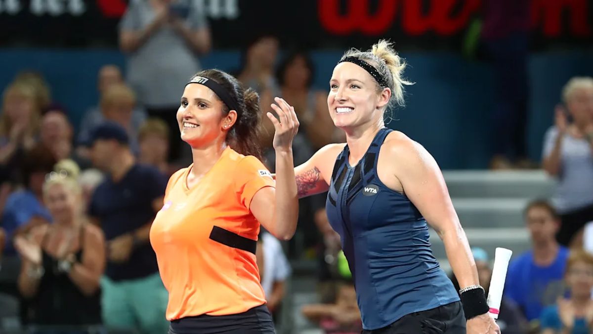 Indian Tennis Player Sania Mirza and Bethanie Mattek-Sands are out of Abu Dhabi Open