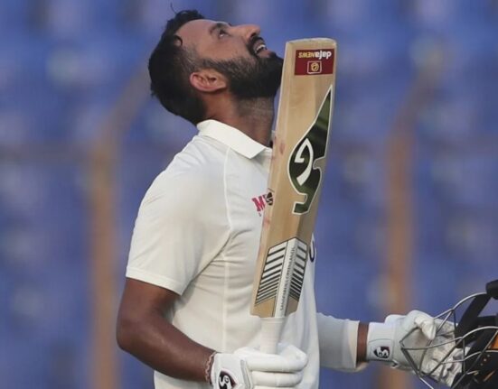 Pujara completes his 100th test Inning in the 2nd test against Australia