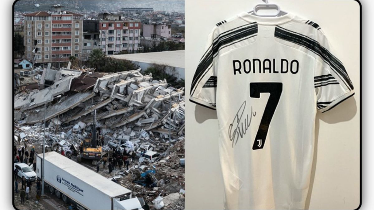 Ronaldo's Signed Jersey To Be Auctioned To Fund Turkey Earthquake Relief