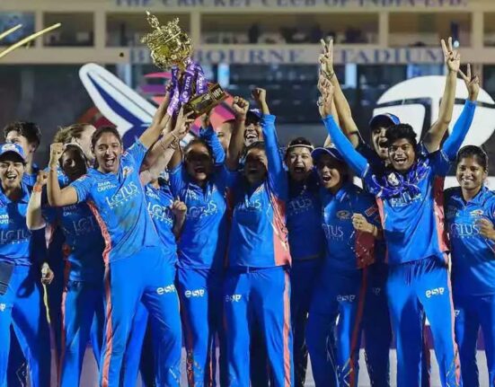 Mumbai Indians win the first WPL Championship