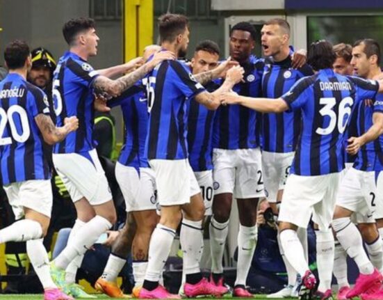 A win by Inter over AC Milan puts Inter in the Champions League final