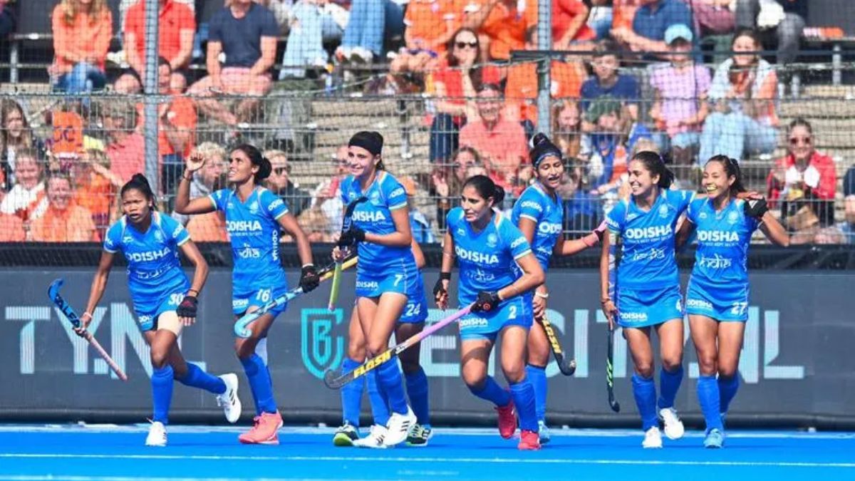 Indian women's match-winning series against Australia in the second hockey test