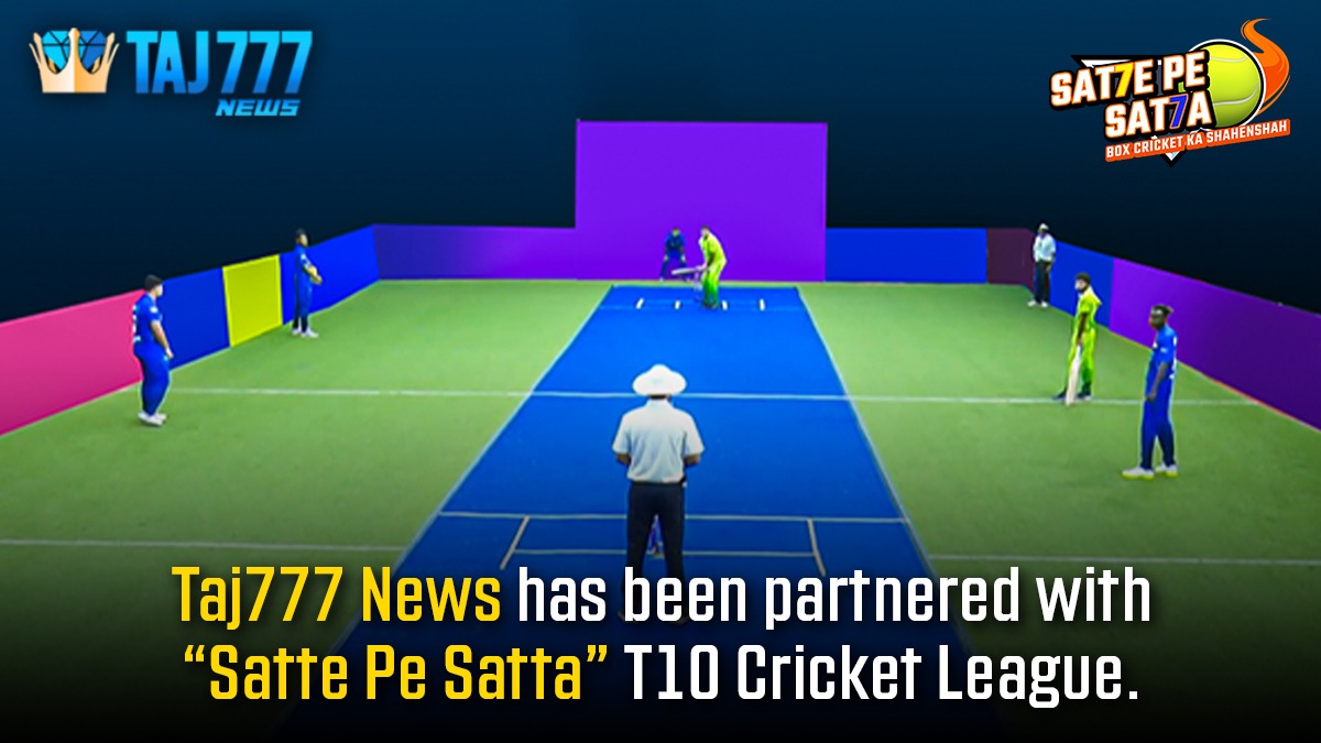 Taj777 news has been partnered with Satte Pe Satta T10 Cricket League